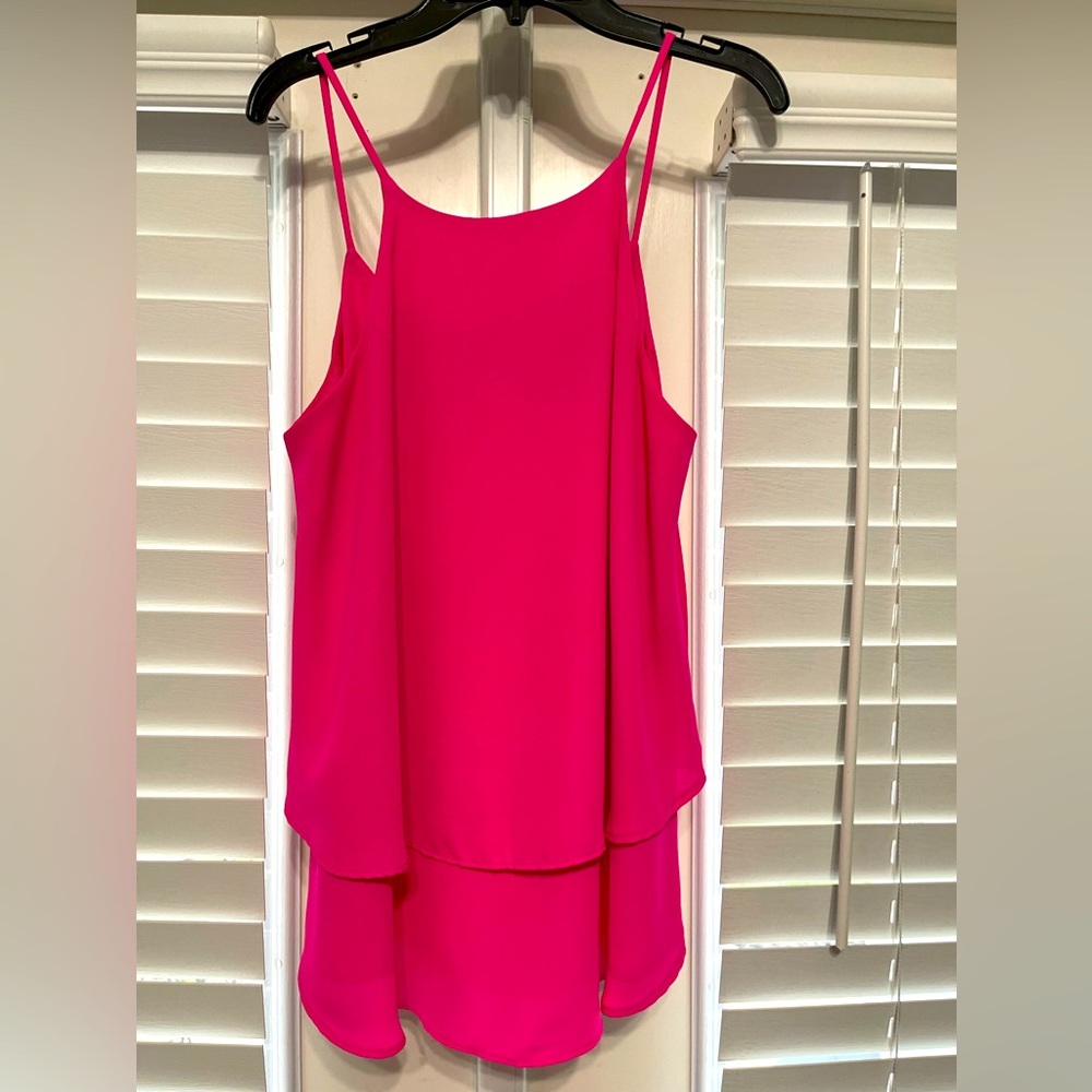 Hot pink blouse